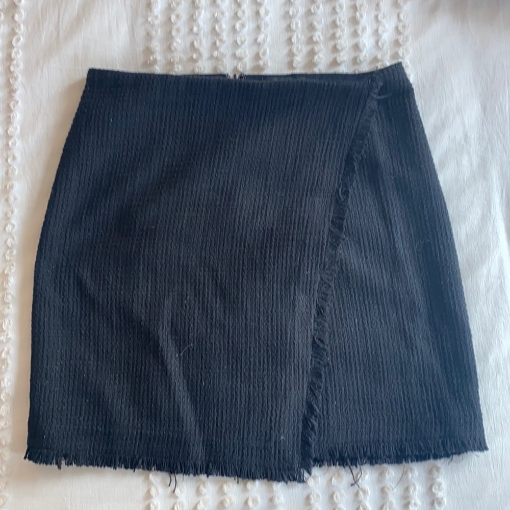 Black tweed Anne Taylor skirt - size 6